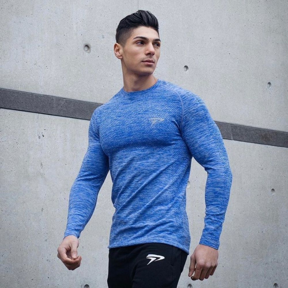 Men’s Long Sleeve Gym Workout Shirt- Never Worn